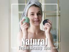myHomeBody Natural Konjac Facial Sponges - for Gentle Face Cleansing and Exfoliation (Lavender, Green tea, Red Clay, Charcoal)see photo 10