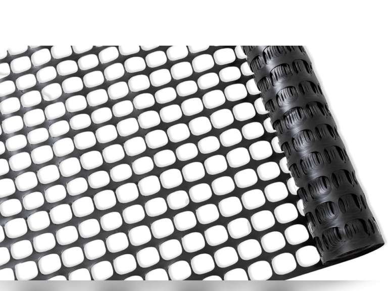 PotatoLife Plastic Mesh Fence - 40" X 100' Roll, Extra Strength, UV Resistant, With 50 Zip Ties & Gloves