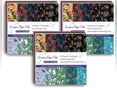 2-PACKS - Origami 6x6 Paper Kit 150 Sheets 50 Vivid Colors Double Sided Same Printed Traditional Patterns Square for Arts Crafts Projects Japan traditional Chiyo Japanese Chiyogami 150chiyogami 27