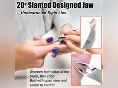 LePinko 4 Packs Upgraded Cuticle Trimmer kit, Sharp Dead Skin Clipper, Labor-saving Cuticula Remover for Fingernail Toenail, Manicure Pedicure Tool for Women Men, 5mm Jaw 5mm Jaw- 4PK 20