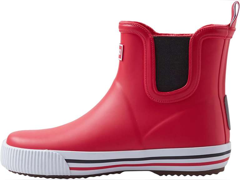 Reima Ankles Waterproof Low Cut Rain Boots Outdoor Rubber Boot for Kids 1 Little Kid Red 40
