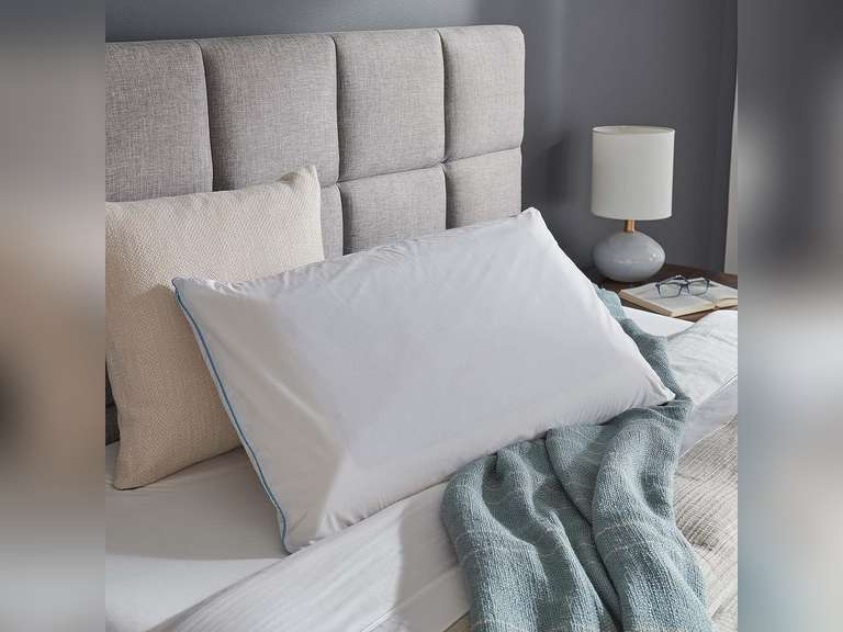 Tempur-Pedic TEMPUR-Cloud Breeze Dual Cooling Pillow, Queen, White Queen (Pack of 1) Dual Cooling Pillow 123