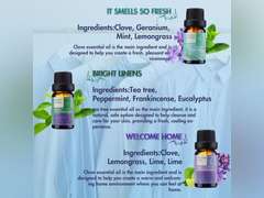 Essential Oils for Laundry - 100% Pure Essential Oils for Diffusers for Home,6x10ml(Clean)- Aromatherapy Oils for Humidifiers,Wool Dryer Balls,Clean Linen CLEAN 0.34 Fl Oz (Pack of 6) 17