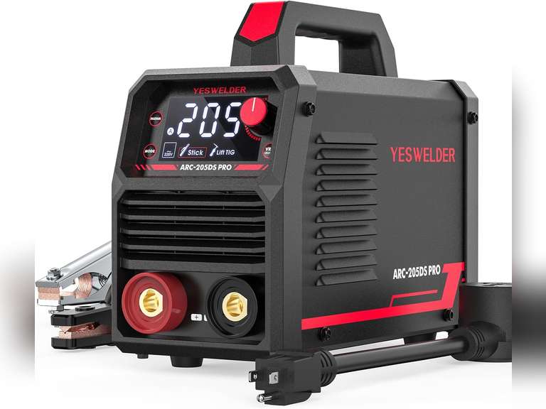 Yeswelder stick welder 205amp large led display digital inverter igbt