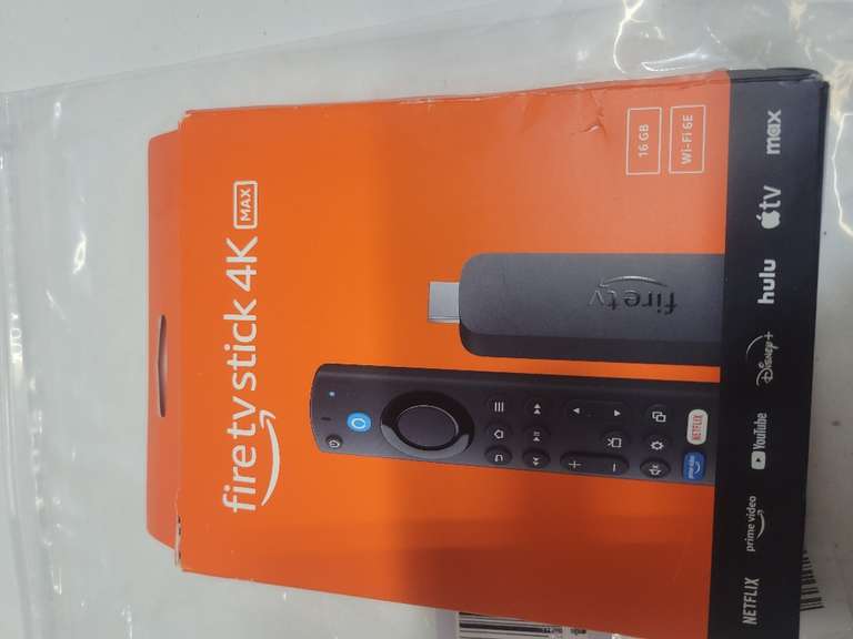 Amazon Fire TV Stick 4K Max (newest model), our most powerful 4K streaming stick with Wi-Fi 6E support, 16GB Storage, free and live tv 60