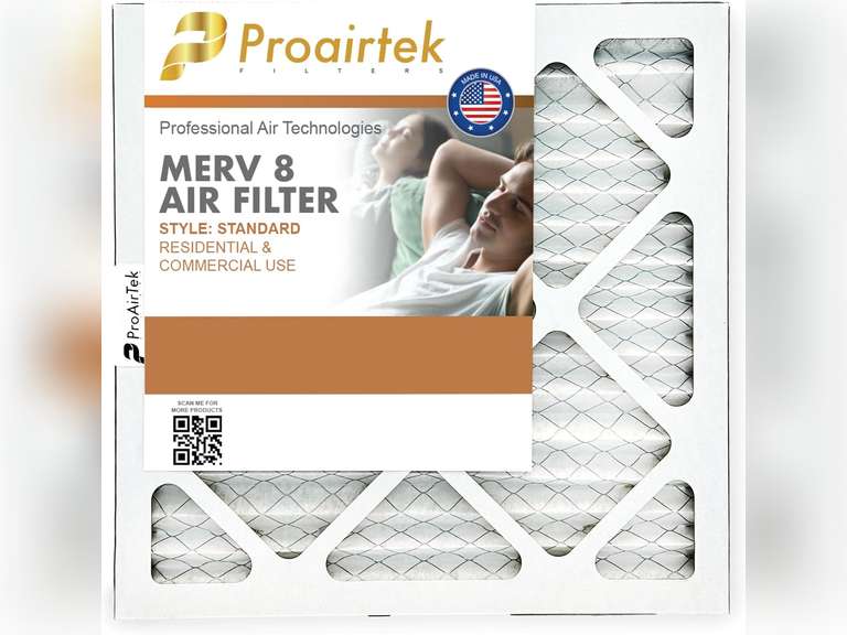 Proairtek AF14141M08SWH Model 14x14x1 Air Filter, MERV 8; Ideal for Anyone Wanting Clean, Crisp Air in Their Home 15