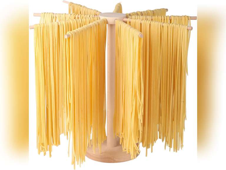 Pasta Drying Rack Large Pasta Drying Rack, Large Wood Pasta Rack Collapsible for Fresh Pasta ...