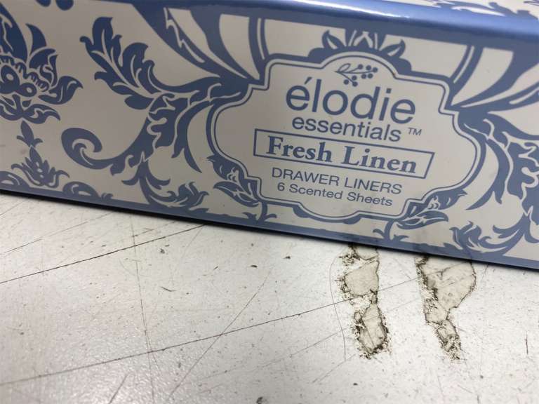 6 Scented Drawer Liners Non-Adhesive Paper Sheets for Home Closet Shelves, Cabinet and Dresser Drawers - Royal Damask Print - 14 x 19 Inch (Fresh Linen) 18