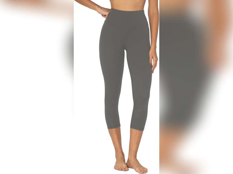 Sunzel Sunzfly Capri Leggings for Women, High Waisted Yoga Pants with Tummy Control for Workout Running Gym, M 26