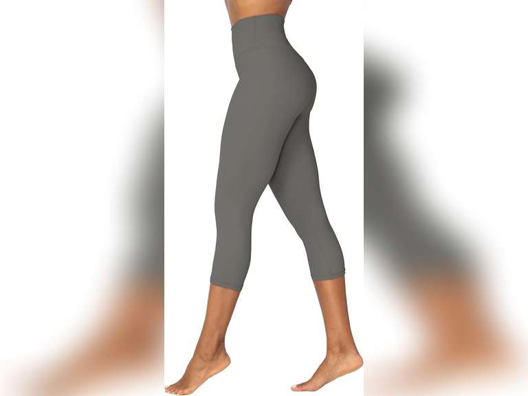 Sunzel Sunzfly Capri Leggings for Women, High Waisted Yoga Pants with Tummy Control for Workout Running Gym, M 26