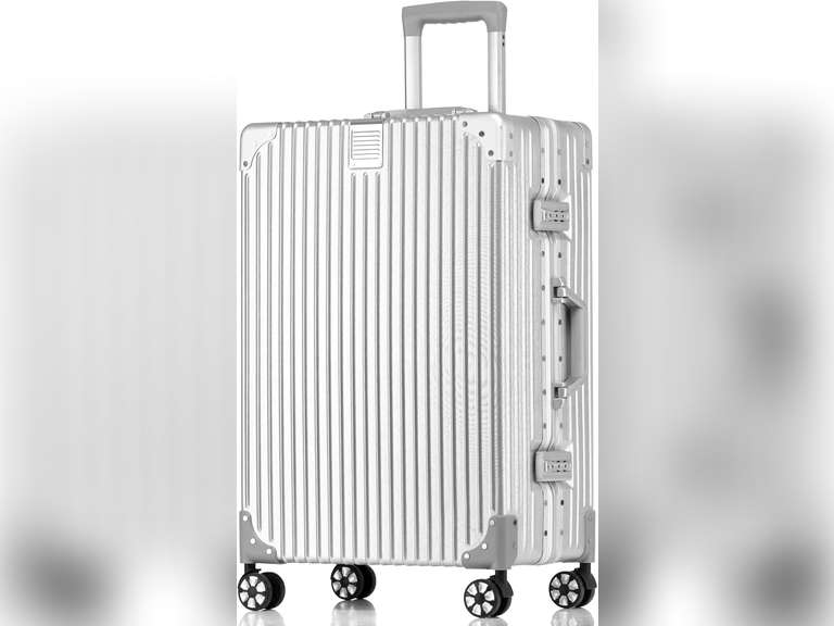 HotWay Carry On Luggage with Aluminum Frame, 20 Inch PC Hard Shell Suitcase with Spinner Wheels and TSA Locks, Lightweight Luggage for Business Travel (22x14x9 Airline Approved) 110
