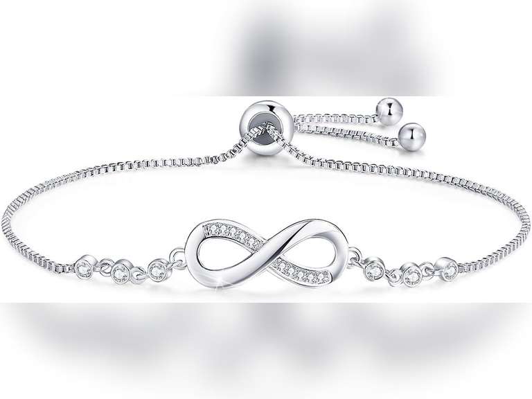 Cosie Lily Infinity Bracelet For Women Rose Gold Bracelet With Cubic Zirconia Love Bracelets For Women Ladies Gifts Birthday Gifts for Her 16