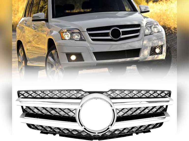 Grill Compatible For Mercedes Benz X204 GLK Front Grille GLK250 GLK350 2008 2009 2010 2011 2012 71