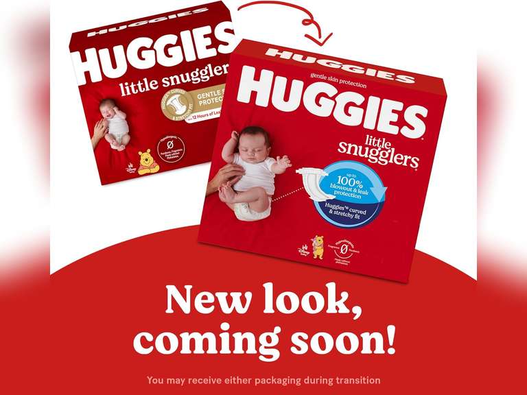 Huggies Little Snugglers Baby Diapers, Size 4 (22-37 lb.), 28 Ct, Jumbo Pack (Packaging May Vary) 14