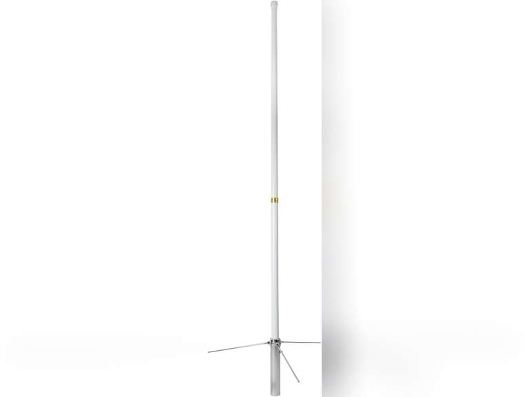HYS Dual Band 144/430 MHz Heavy-Duty Fiberglass Vertical Base Antenna 5.7ft, SO-239 Connector 4.5/7.2dBi High Gain Pre-Tuned Repeater Antenna 94
