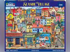 White Mountain - Seaside Village, 500 Piece Jigsaw Puzzle, Italy Puzzle, Hotel Puzzle 17