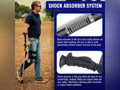 New Generation Ergobaum Perfect Cane Ergonomic Crutch/Cane (Single Unit) Single Unit Ergobaum That Acts As a Extra Balance Strong Performance Cane. 129