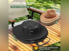 Cinati Hat Box for Travel-Crush Proof Hat Travel Case for Cowboy Hats Holder Storage Box Organizer Cap Carrier with Adjustable Carry Strap 47