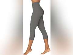 Sunzel Sunzfly Capri Leggings for Women, High Waisted Yoga Pants with Tummy Control for Workout Running Gym, M 26
