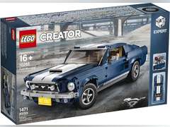 (See pictures)LEGO Creator Expert Ford Mustang 10265 Building Set - Exclusive Advanced Collector's Car Model, Featuring Detailed Interior, V8 Engine, Home and Office Display, Collectible for Adults and Teens 220