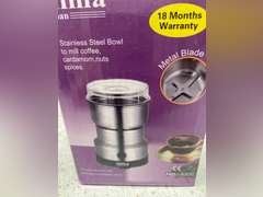 Electric Coffee Grinder 150W - Grinds Coffee Beans, Nuts, Spices with Stainless Steel Bowl, Metal Blades - UL Approved, 110V, One-Touch Control, 14500 RPM 17