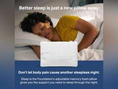 Shredded Memory Foam Pillow for Sleeping - Adjustable & Cooling Pillow for Side Sleepers and All Sleeping Positions - Queen Size Pillow 48