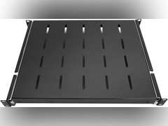 Raising Electronics Sliding Rack Server Shelf 1U 19' 4 Post Rack Mount-Adjustable 15'-22' 49