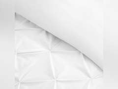 3 Piece Half Pinch Pleated Duvet Cover with Zipper Closure, 100% Egyptian Cotton, 800 Thread Cotton, Pintuck Duvet Cover, Oversized Super King White Solid 99
