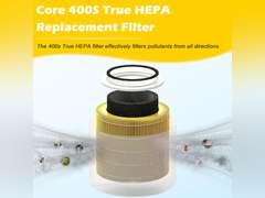 Core 400S H13 HEPA Pet Care Filter Replacement for LEVOIT Core 400S Core 400S-RF-PA LRF-C401-YUS Replacement Filter (Yellow), 3-in-1 True HEPA and Activated Carbon Filter, 2 Pack 51