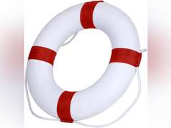 20 Inch Pool Safety Life Preserver Ring Buoy for Pool, Swimming Swim Foam Ring Pool Buoy Pool Safety Throw Rings with 98.4FT Water Floating Lifesaving Rope 41