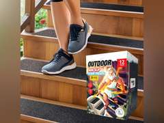 Outdoor Stair Treads Non Slip 30" x 6" - 12-Pack Weather Resistant Exterior Grip Tape for Wooden Steps - Non Slip Stair Treads - Anti Skid Strips - Waterproof 80-Grit Adhesive Treads 29