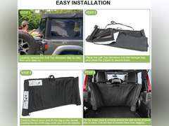 Soft Top Window Storage Bag fits for 2018 2019 2020 2021 2022 2023 2024 Jeep Wrangler JL JLU Sports Sahara Freedom Rubicon Unlimited 2 Door & 4 Door Replace Oem 68358392AC 36
