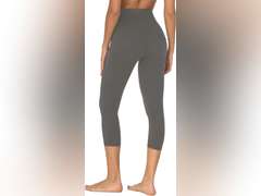 Sunzel Sunzfly Capri Leggings for Women, High Waisted Yoga Pants with Tummy Control for Workout Running Gym, M 26