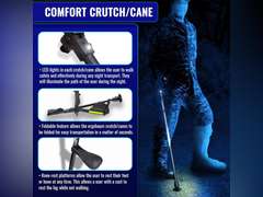 New Generation Ergobaum Perfect Cane Ergonomic Crutch/Cane (Single Unit) Single Unit Ergobaum That Acts As a Extra Balance Strong Performance Cane. 129