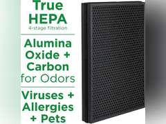 AprilAire RF09550V Virus + Allergy + Pet True HEPA Air Purifier Replacement Filter for AprilAire 9550 Room Air Purifier, Captures Viruses, Allergens, Bacteria, Pet Hair & Dander, Ozone Free 99