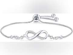 Cosie Lily Infinity Bracelet For Women Rose Gold Bracelet With Cubic Zirconia Love Bracelets For Women Ladies Gifts Birthday Gifts for Her 16