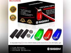 LED Safety Lights + Free Bonuses | Clip on Flashing Strobe Light High Visibility for Running Jogging Walking Cycling Best Reflective Gear for Kids Dogs Bicycle Helmet Bike Tail Light 14