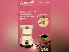 Electric Coffee Grinder 150W - Grinds Coffee Beans, Nuts, Spices with Stainless Steel Bowl, Metal Blades - UL Approved, 110V, One-Touch Control, 14500 RPM 17