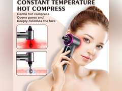 Blackhead Remover Vacuum, Facial Pore Cleaner Electric with Heating Mode, 2in1 Vacuum Pore Cleansing Tool, Electric Whitehead Remover with 9 Suction Level & 5 Heads 40