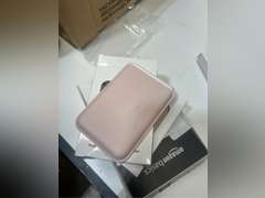 Magnetic Mag-safe Wallet Cell Phone Card Holder for Phone Case with Mag-Safe, Stronger Magnetic RFID Leather Phone Wallet Stick on Series of iPhone 15/14/13/12 and Pro/Promax, Light Pink 10