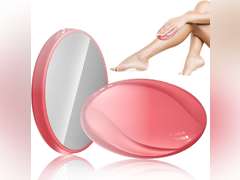 Crystal Hair Eraser for Women and Men, Reusable Crystal Hair Remover - Portable Magic Hair Removal Device - Painless Solution for Back, Arms, and Legs (Pink) 8