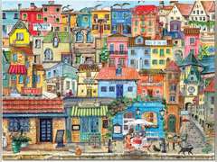 White Mountain - Seaside Village, 500 Piece Jigsaw Puzzle, Italy Puzzle, Hotel Puzzle 17