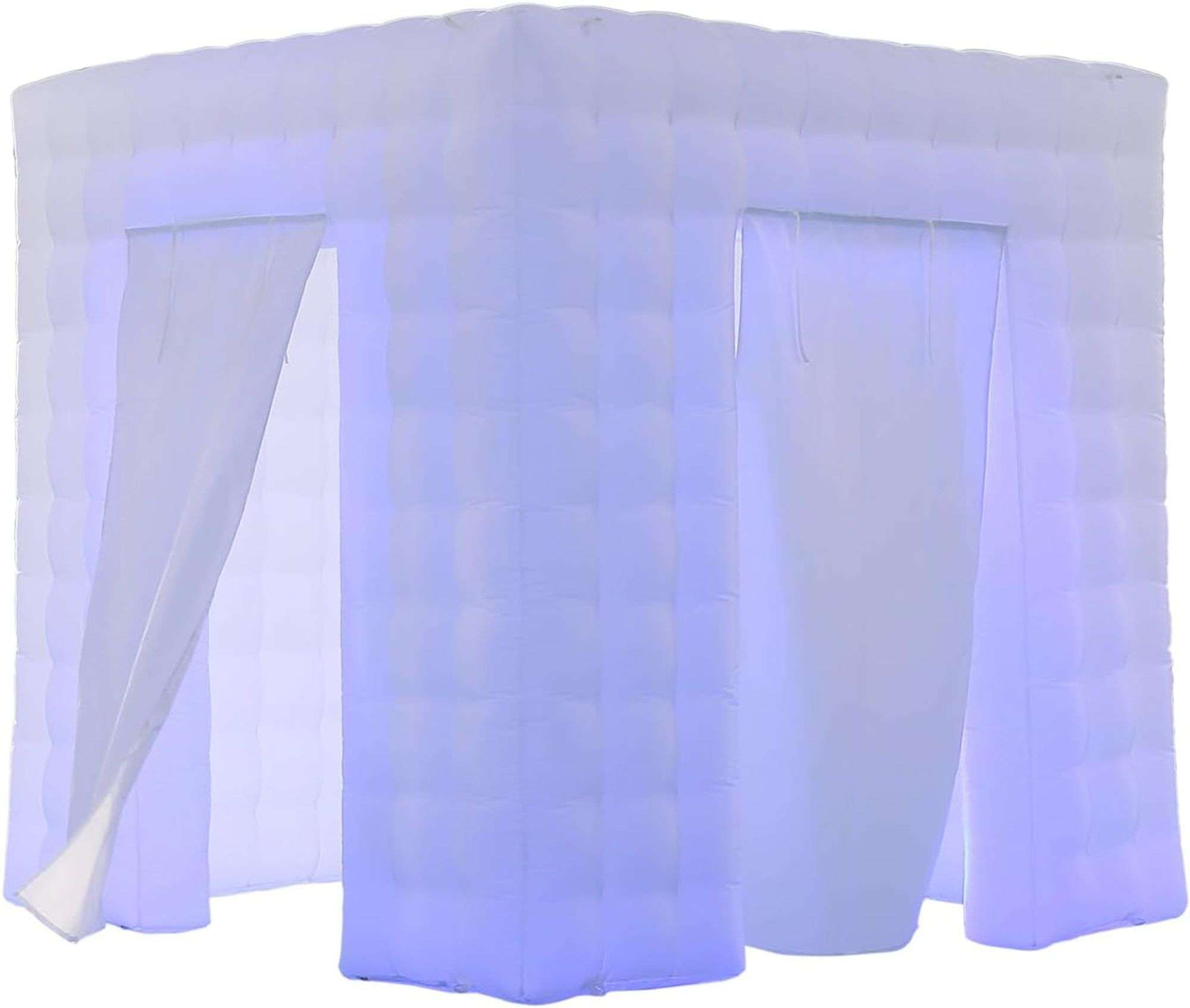 Hot Sale LED Inflatable Photo Booth Enclosure With Blower Photo Booth Tent For Party Event Portable Enclosure Backdrop - View #5