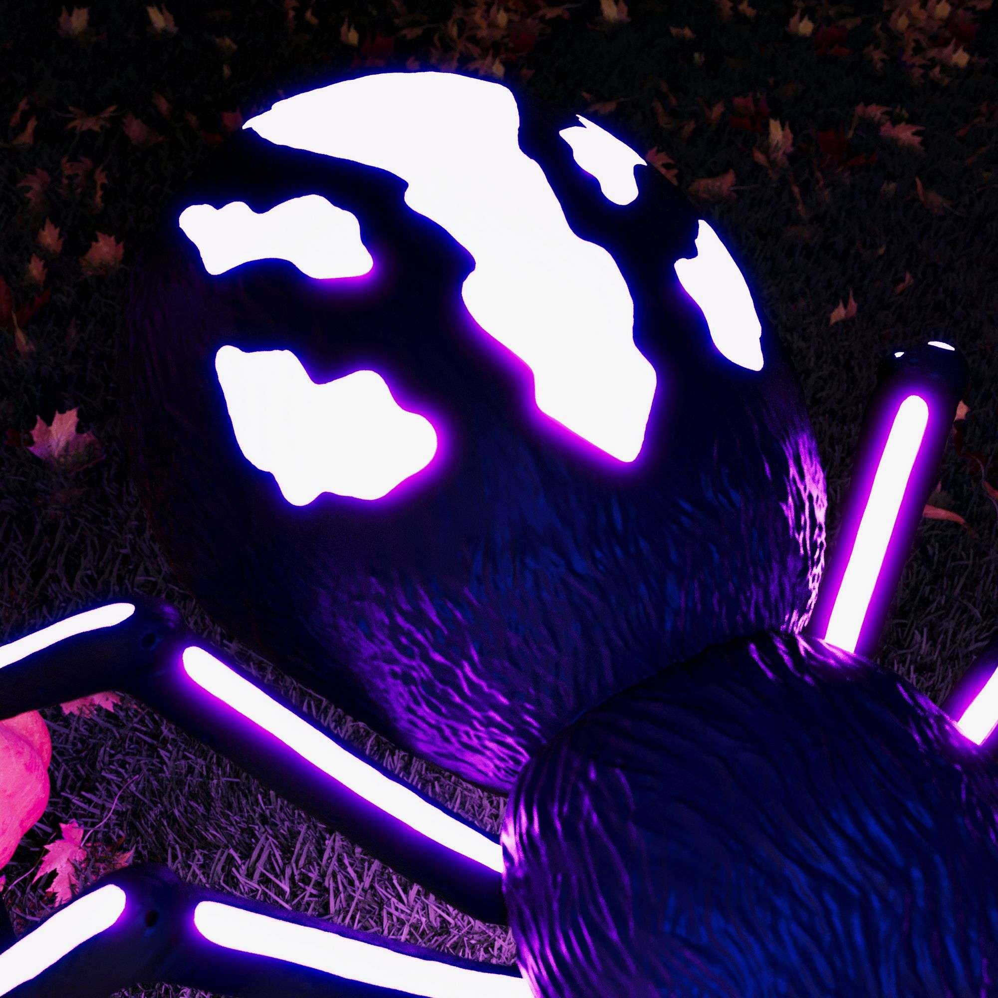 Haunted Living 3.5-ft Lighted Oversized Spider 80 - Quarter Price