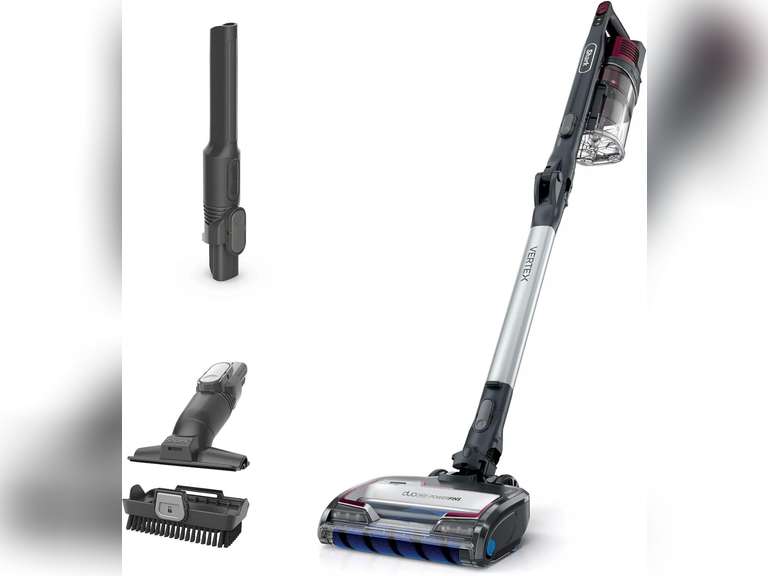 Shark R-IZ464H Vertex Cordless Stick Vacuum with DuoClean PowerFins, Lightweight, Pet Hair, HEPA, 60 Min Run Time - Certified Refurbished 200