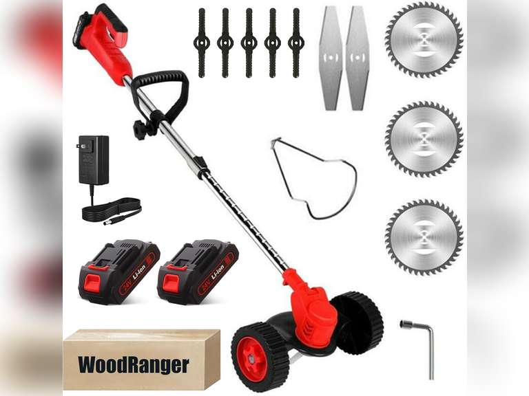 Wood Ranger Weed & Lawn Trimmer,3 in 1 Cordless Grass Trimmer,24V ...