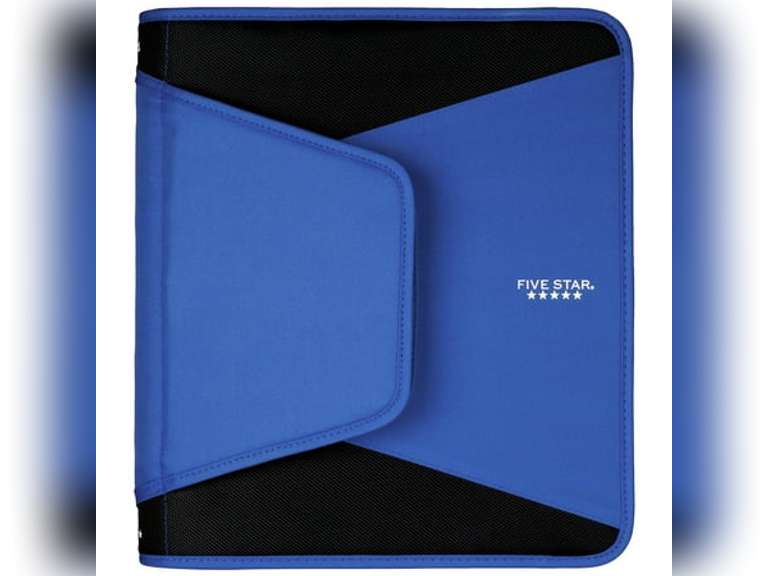 Tech Note Binder Similar model. Five Star 1.5 Inch Tech Binder, Blue, 1 Count 30 ...