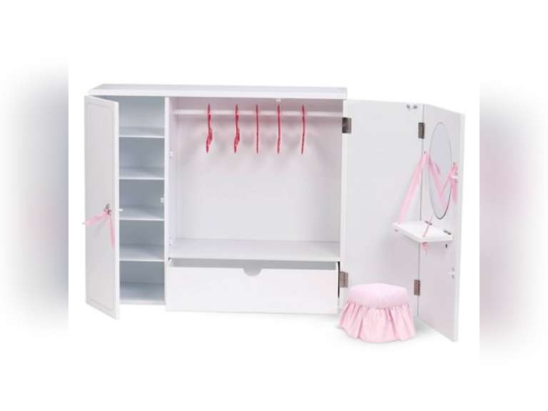 Our Generation Wooden Wardrobe - Closet for 18" Dolls 65