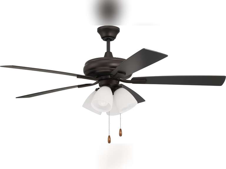(Similar)Craftmade ECF114ESP5-ESPWLN Eos Frost Light 52" Ceiling Fan with LED Lights & Pull Chain, Espresso 113