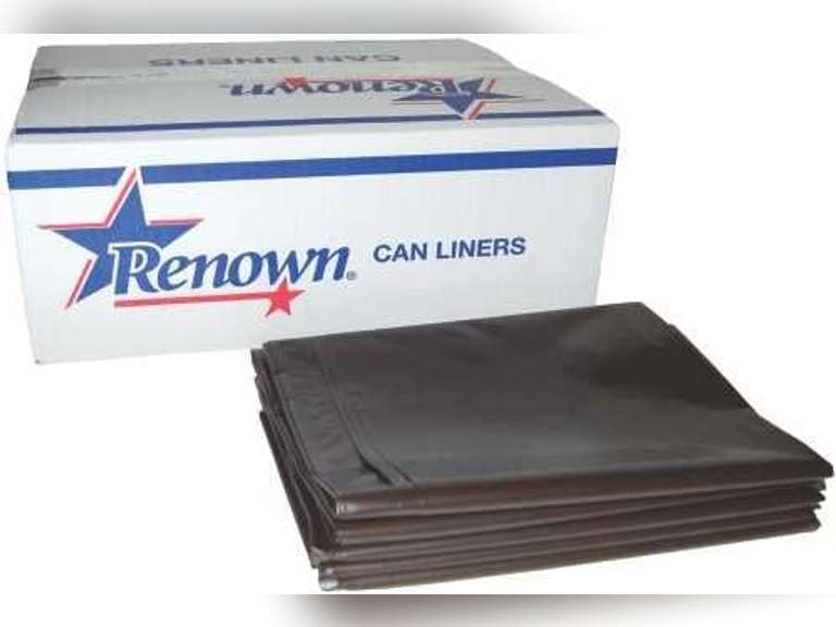 Renown Can Liner Trash Bags 24x23 7-10 Gal. .35mil 50 Per Roll, 10 Rolls Per Case 60